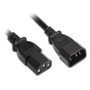 Aisens Cable de Alimentación CPU C13 Hembra a C14 Macho 1,5m Negro
